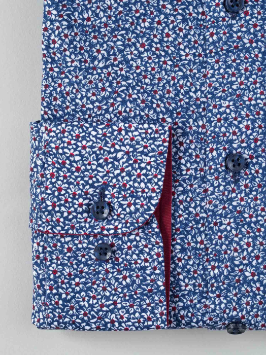 Camasa casual cu imprimeuri slim fit [4]