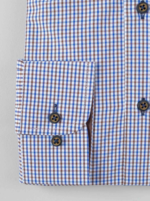 Camasa casual regular fit cu carouri  [3]