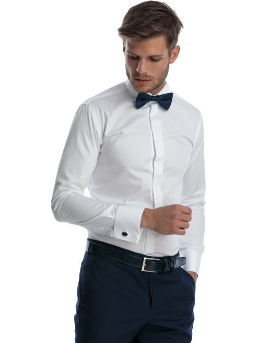 Camasa ceremonie slim fit bumbac [2]