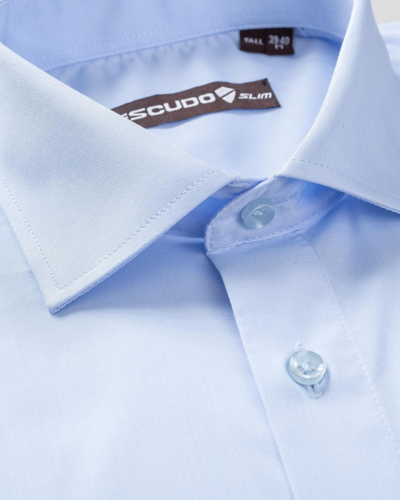 Camasa barbati slim fit bleu [4]