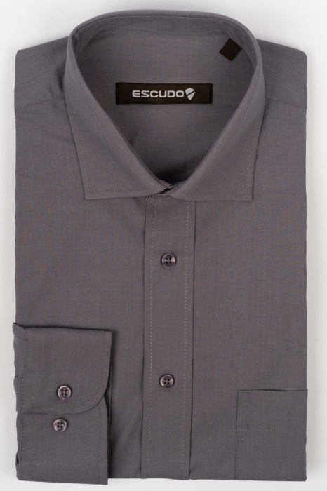 Camasa clasica gri slim fit [1]