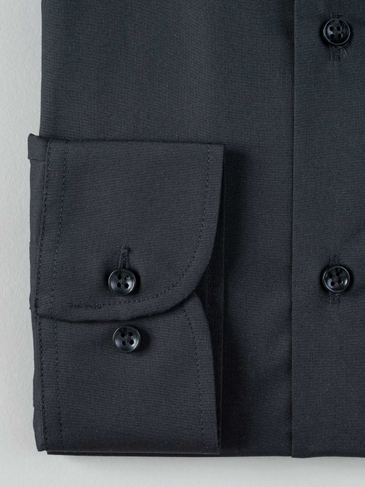 Camasa clasica slim fit neagra [3]