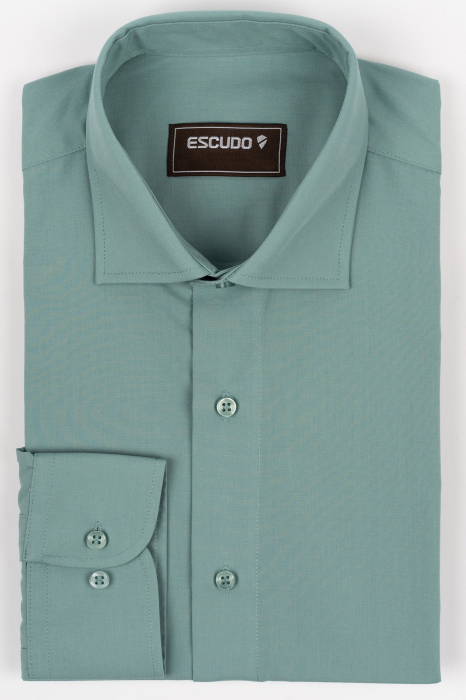 Camasa clasica verde slim fit [1]