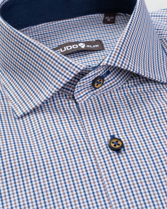 Camasa cu carouri slim fit XS [3]