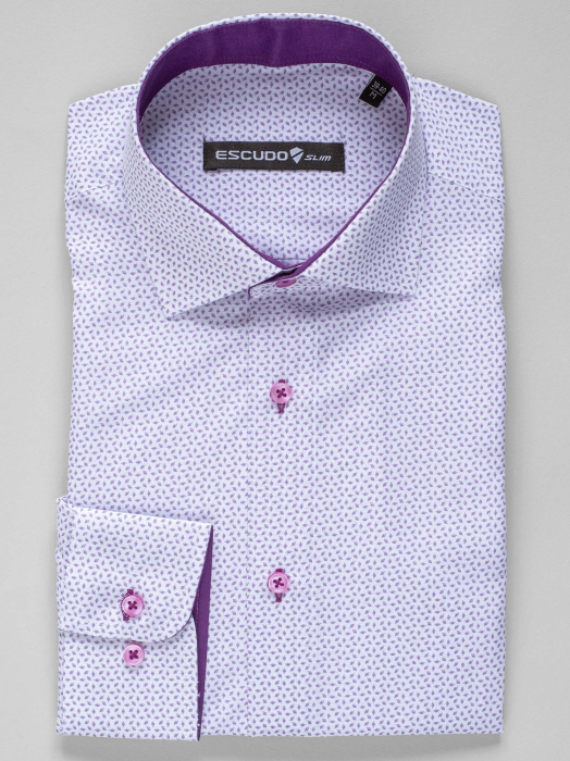 Camasa cu imprimeuri slim fit [3]