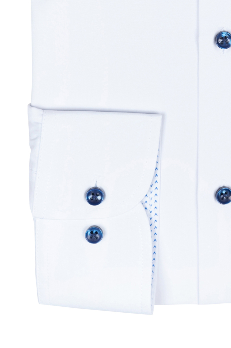 Camasa office regular cu insertii albastre [2]