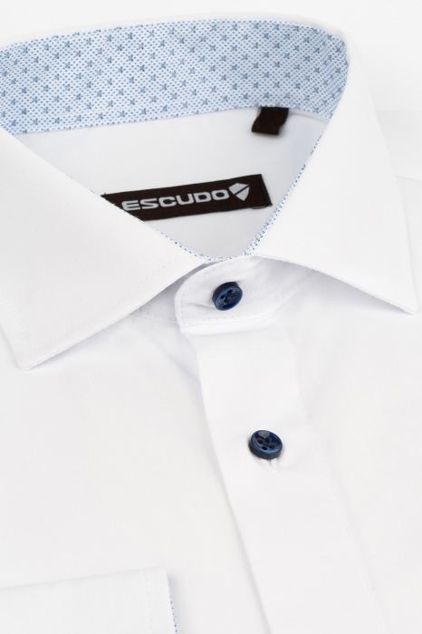 Camasa office regular cu insertii stelute [2]