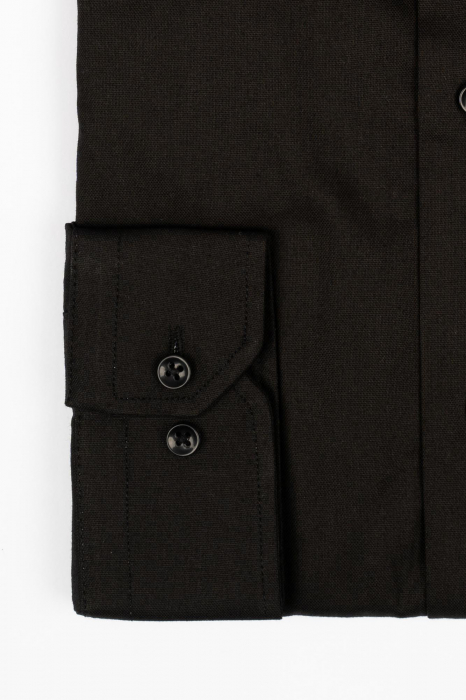 Camasa Premium Oxford neagra slim fit [2]