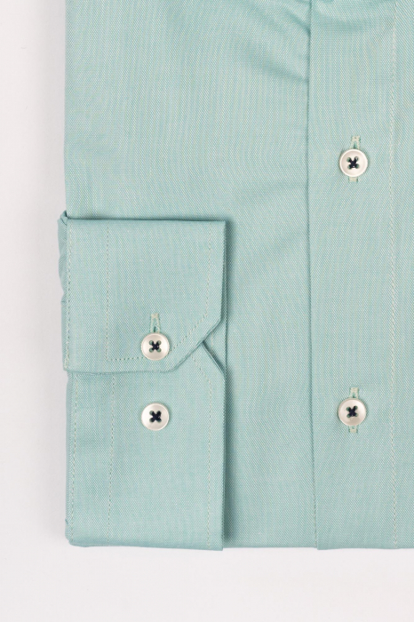 Camasa Premium Oxford verde deschis slim fit [2]