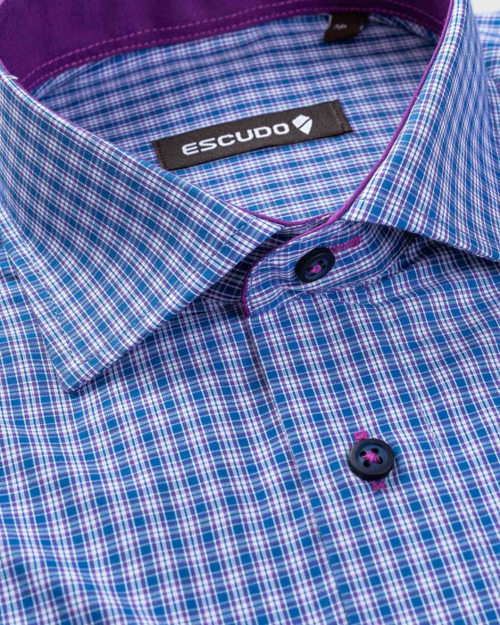 Camasa regular cu carouri medii [2]