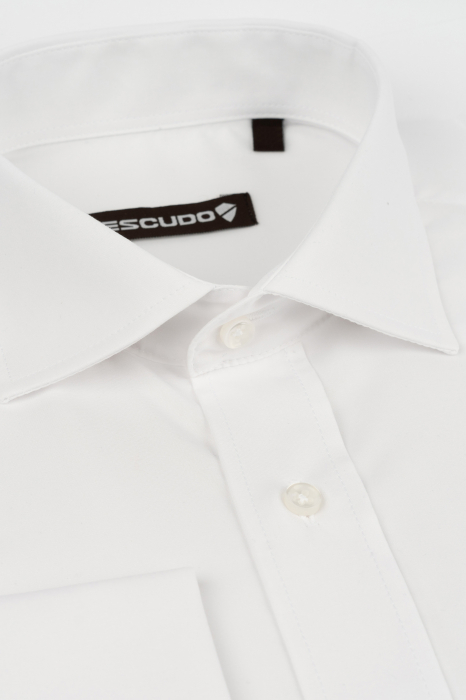 Camasa regular fit cu manseta de butoni 100% bumbac-45/46 - 2XL [3]