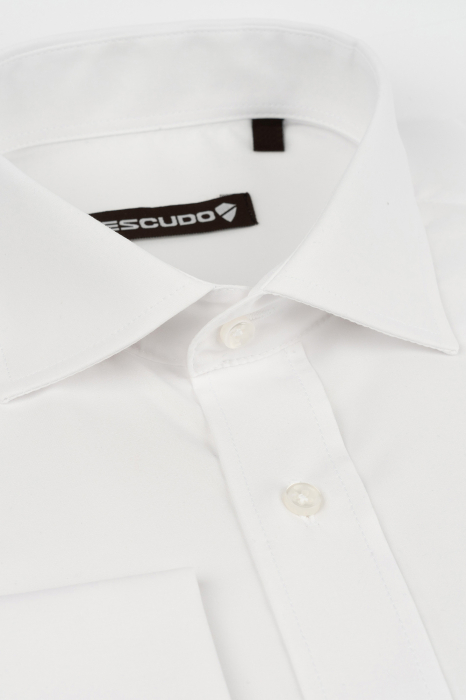 Camasa regular cu manseta de butoni 100% bumbac [3]