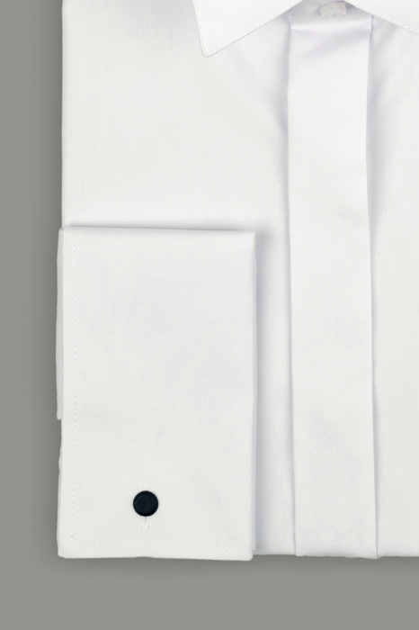 Camasa regular eleganta cu nasturi ascunsi si manseta dubla-48 - 3XL [2]