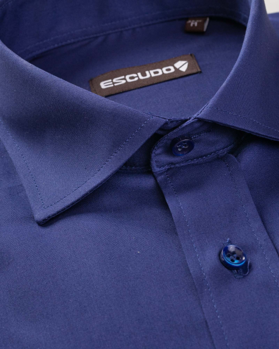 Camasa regular fit bleumarin [2]