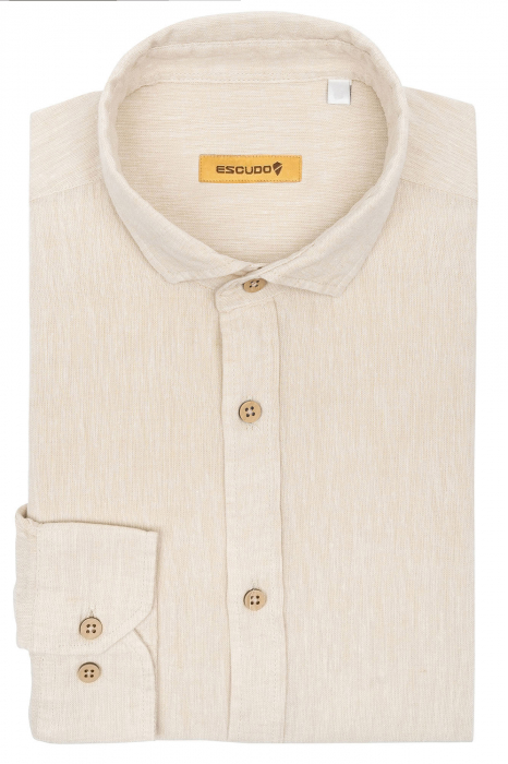 Camasa regular fit premium bej din in [4]