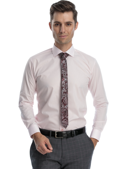 Camasa roz slim fit [2]