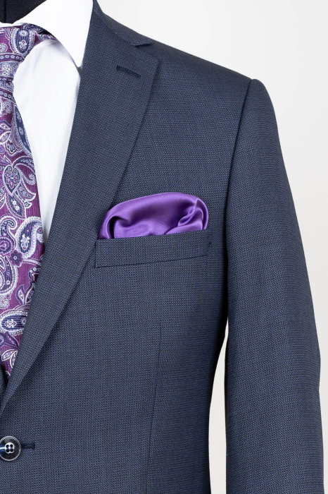 Costum barbati bleumarin pepit [2]