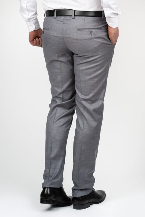 Costum barbati slim fit gri-inchis [5]