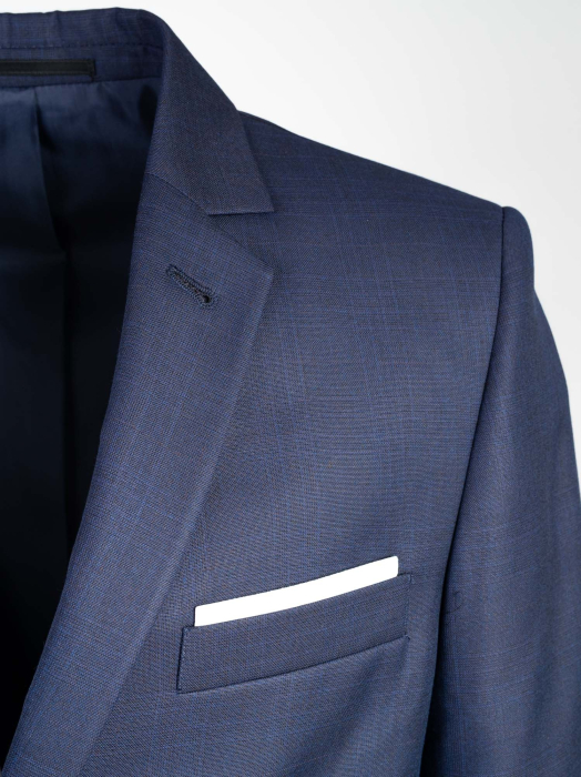 Costum bleumarin cu carouri [3]