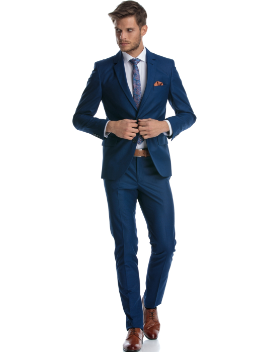 Costum business albastru-pepit [3]