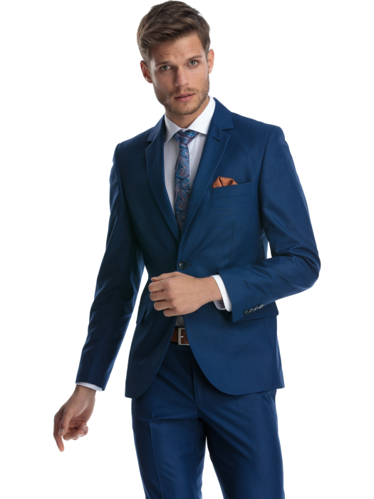 Costum business albastru-pepit [2]