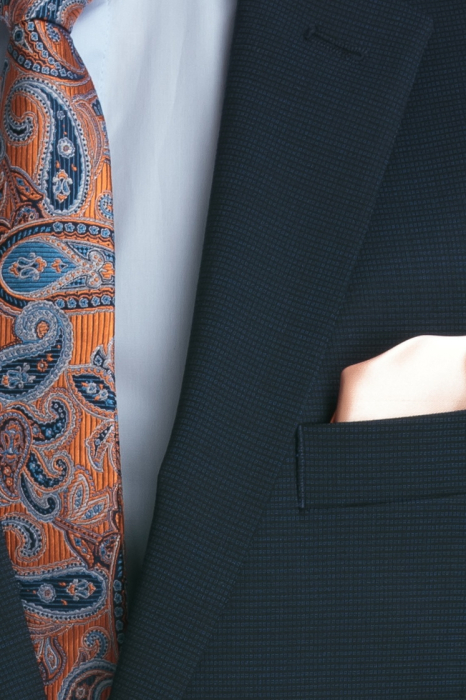 Costum office bleumarin pepit [4]