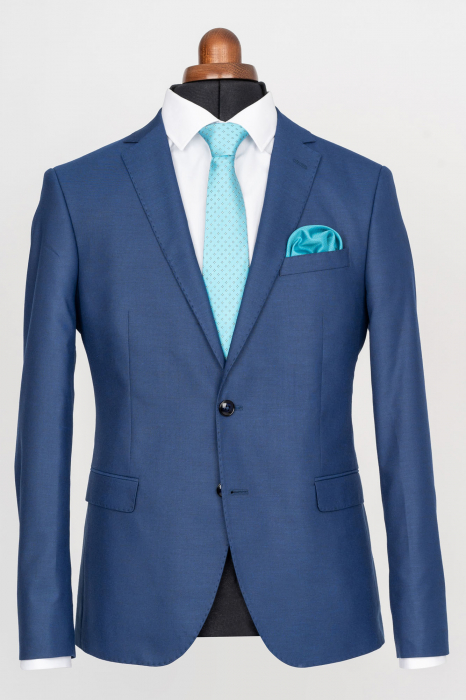 Costum slim bleumarin [2]