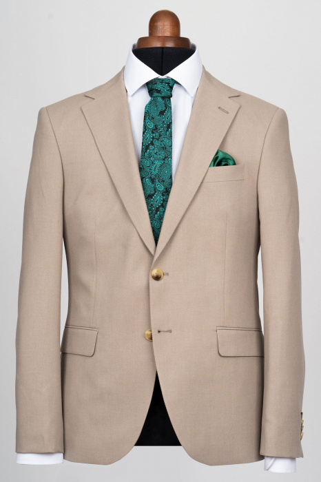 Costum slim fit bej [2]