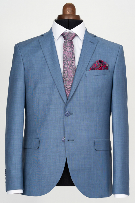 Costum slim fit bleu [3]