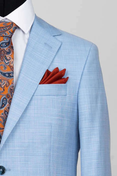 Costum slim fit bleu [3]