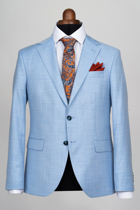 Costum slim fit bleu [2]