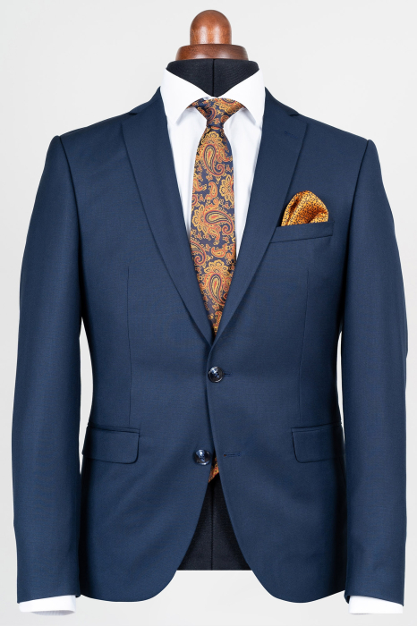 Costum slim fit bleumarin [3]