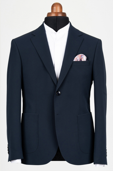Costum slim fit bleumarin Travel [4]