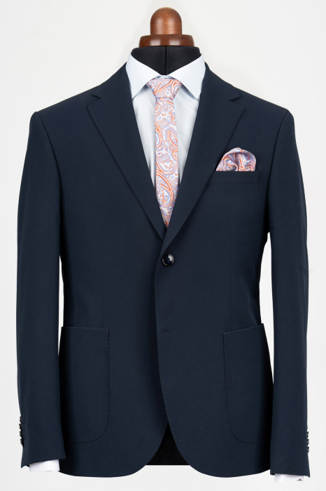 Costum slim fit bleumarin Travel [2]