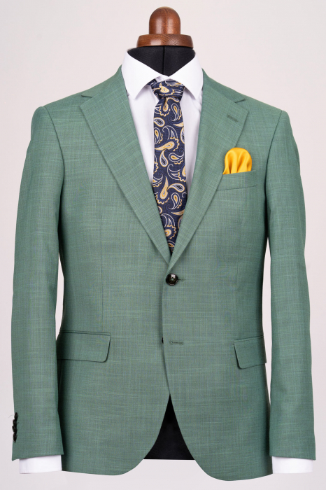 Costum slim fit verde [2]