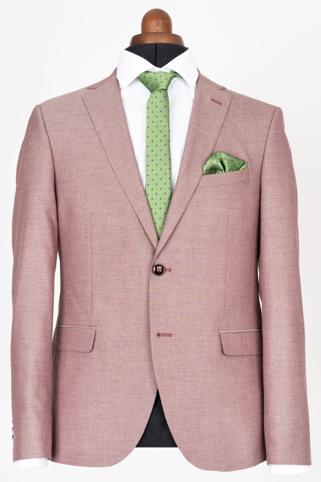 Costum slim roz-visiniu [3]
