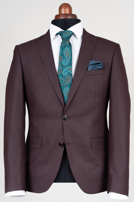 Costum visiniu uni slim fit [2]