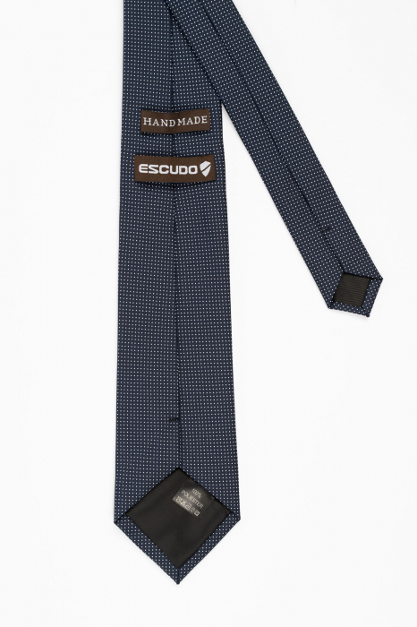 Cravata bleumarin cu puncte albe [3]