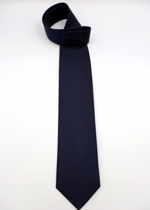 Cravata bleumarin-pepit [3]