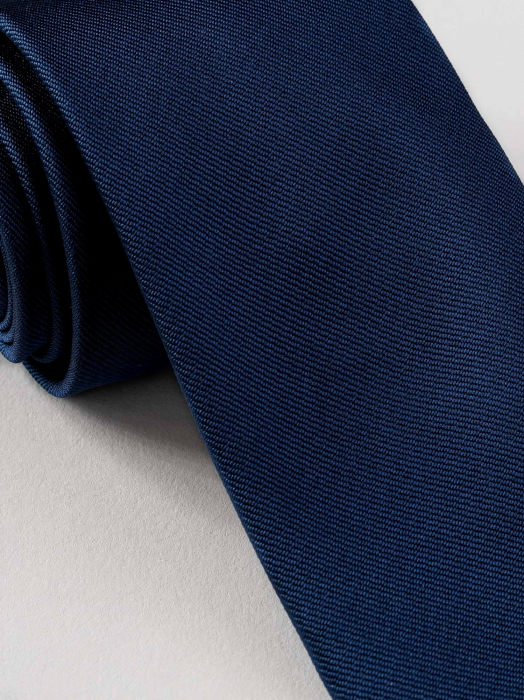 Cravata bleumarin uni [3]