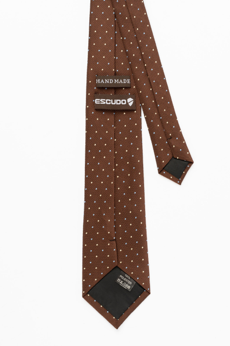 Cravata maro cu buline [3]