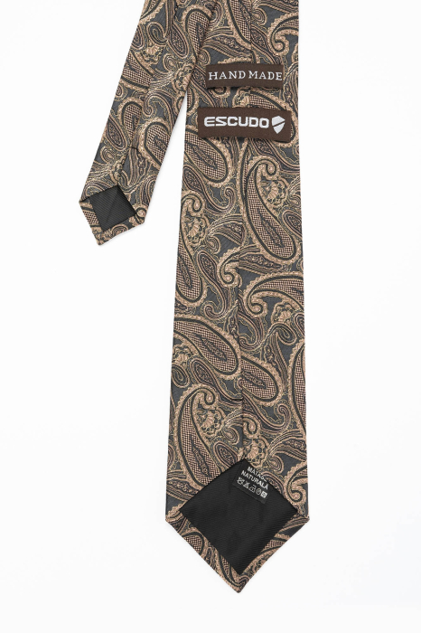 Cravata maro din matase naturala [2]