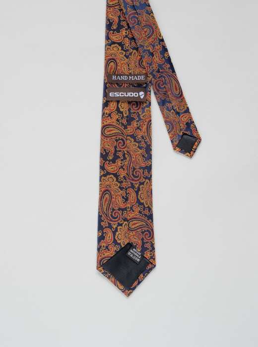 Cravata matase naturala model floral [3]