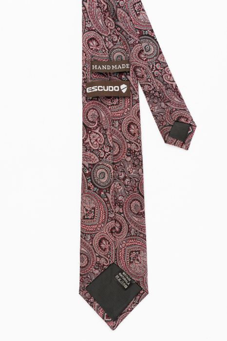 Cravata matase visinie cu imprimeu paisley [3]