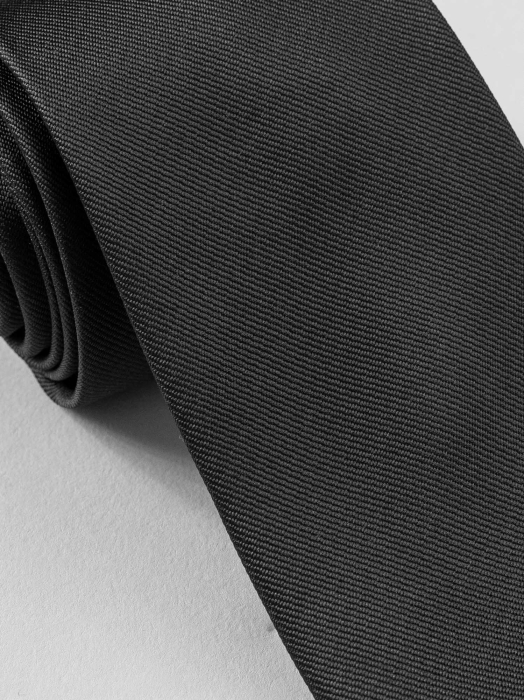 Cravata uni neagra [2]