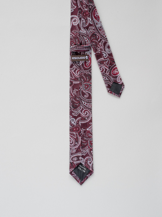 Cravata visinie  ingusta model paisley  [3]