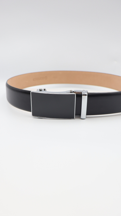 Curea piele naturală neagră AUTOMATA [3]