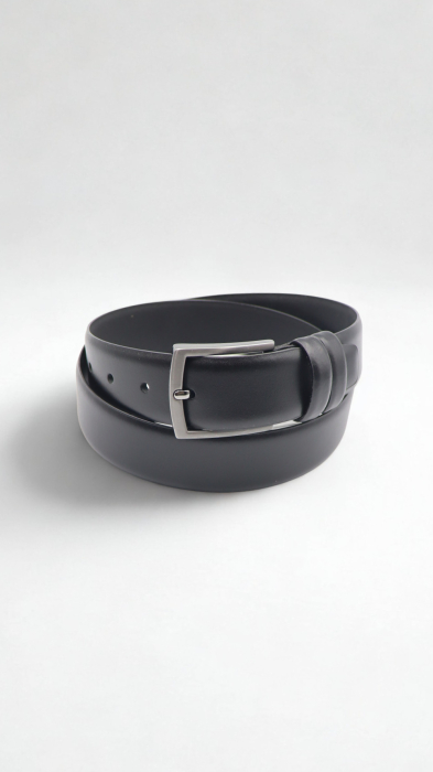 Curea piele naturală neagră STANDARD [3]