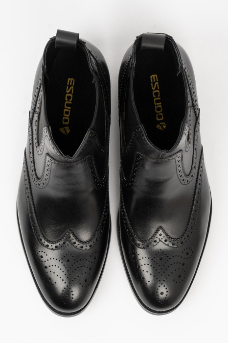 Ghete barbati piele negre [3]