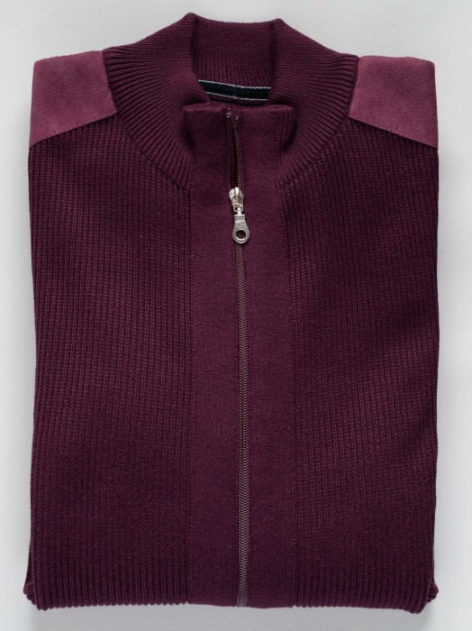 Jacheta cu fermoar regular mov [2]